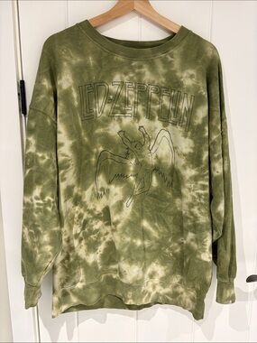 Led Zeppelin tie dye sweatshirt
